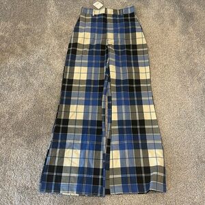 New with tags Free people plaid pants size 6.